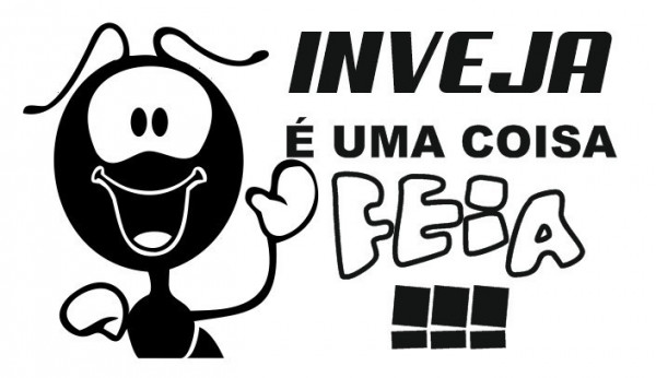 Autocolante - Inveja é uma coisa feia - 6