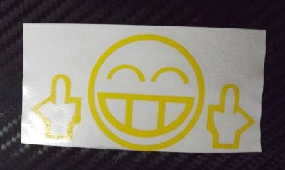 Autocolante - Smile Dedos