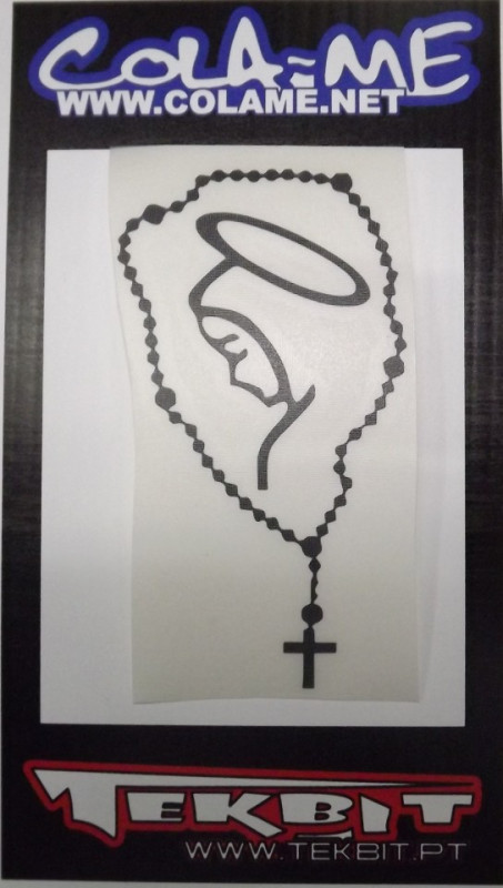 Autocolante - Terço nossa senhora