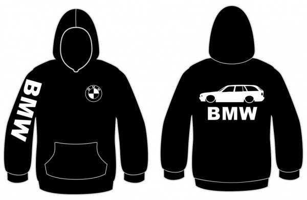 Sweatshirt com capuz para Bmw E34 Touring