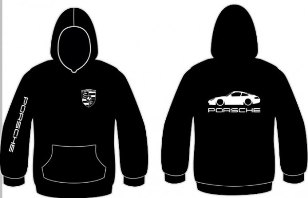 Sweatshirt com capuz para Porsche 911