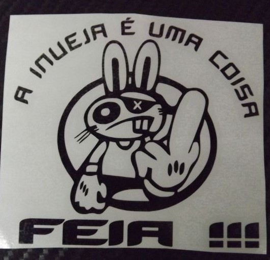 Autocolante - A inveja é uma coisa feia !!! 7