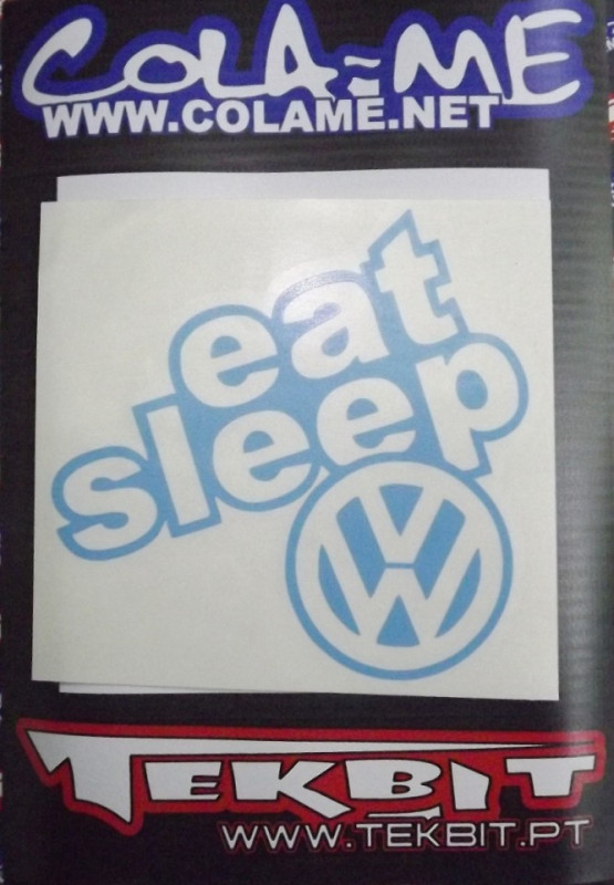 Autocolante - Eat Sleep VW