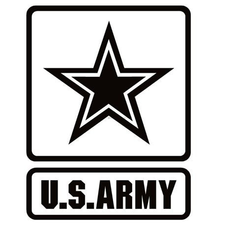Autocolante - Estrela com U.S.ARMY