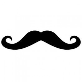 Autocolante - Mustache