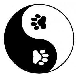 Autocolante - Yin Yang Patas
