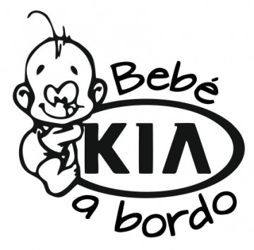 Autocolante - Bebé a bordo para kia