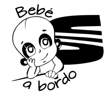 Autocolante - Bebé a bordo para SEAT