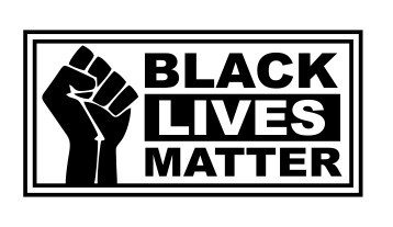 Autocolante com Black Lives Matter