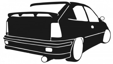 Autocolante com OPEL KADETT