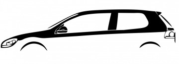 Autocolante com Volkswagen Golf Mk6 3 portas