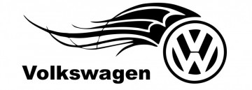 Autocolante com Volkswagen