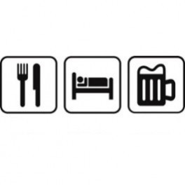 Autocolante - Comer Dormir Beber