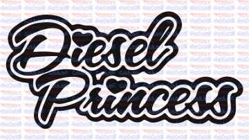 Autocolante - Diesel Princess