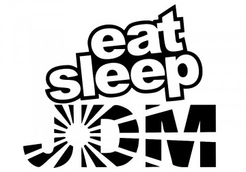 Autocolante - eat sleep jdm