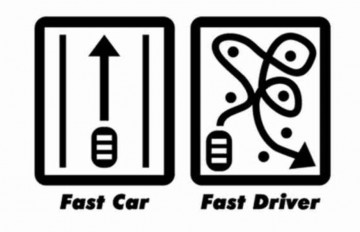 Autocolante - Fast car / Fast Driver
