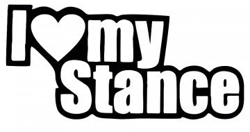 Autocolante - I love stance