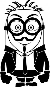 Autocolante - Minion anonymous