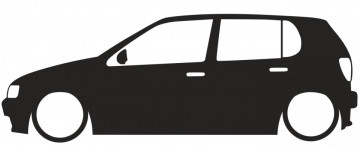 Autocolante para Vw Polo 6n 5 portas
