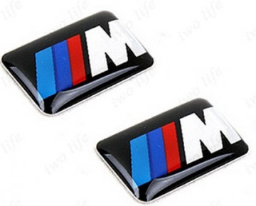 Autocolante Resinado 3D para BMW M (Pack de 2 unidades)