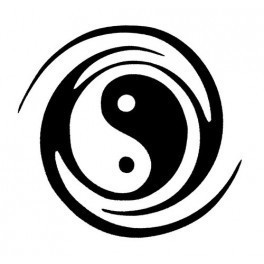 Autocolante - Ying-Yang 2