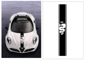 Autocolantes - Faixa Capot - Alfa Romeo
