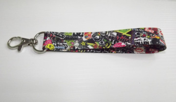 Fita Porta Chaves com Sticker Bomb Padrão 1