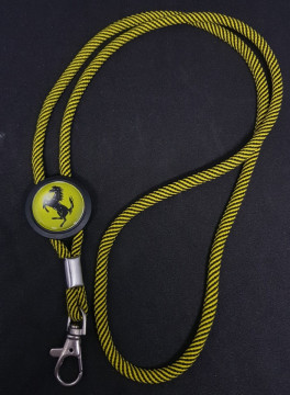 Fita Porta Chaves (lanyard) de Pescoço Ajustável para Ferrari