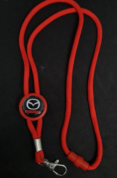 Fita Porta Chaves (lanyard) de Pescoço Ajustável para Mazda