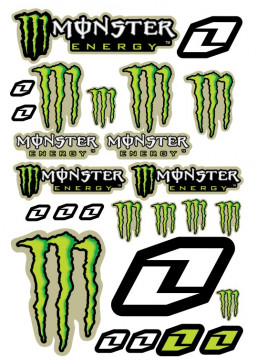 Folha / Pack de Autocolantes - Monster 03