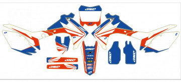 Kit Autocolantes Para HONDA CRF (250 14-17), (450 13-16)