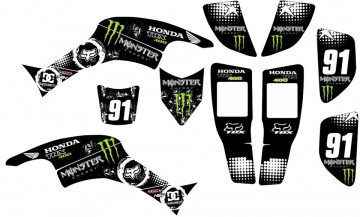 Kit Autocolantes Para HONDA TRX 400 99-07