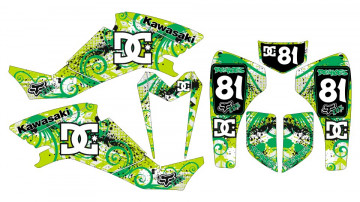 Kit Autocolantes Para Kawasaki KFX 400 03-08