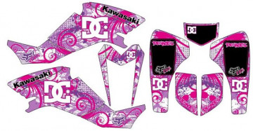 Kit Autocolantes Para Kawasaki KFX 400