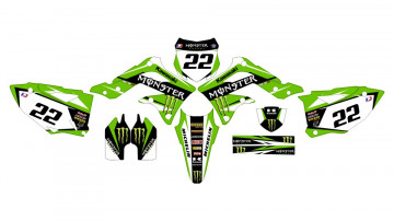 Kit Autocolantes Para Kawasaki KXF 450 12-15