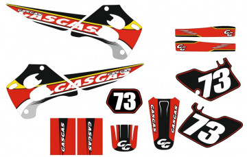 Kit Autocolantes Para Moto - Gas Gas MX 96-01