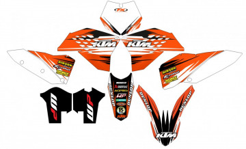 Kit Autocolantes Para Moto - KTM EXC / XC / XCF 08-11