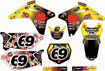 Kit Autocolantes Para Suzuki RMZ 450 05 06