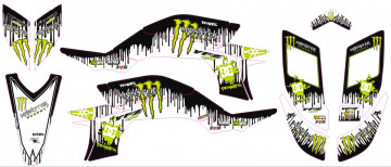 Kit Autocolantes Para Yamaha YFZ 450 03-08