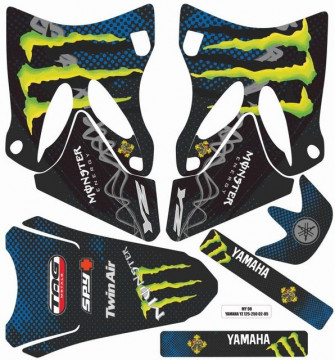 Kit Autocolantes Para Yamaha YZ 125 / 250 02-07