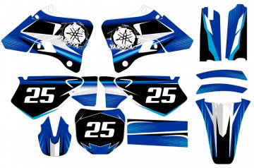Kit Autocolantes Para Yamaha YZ 125 / 250 96-01