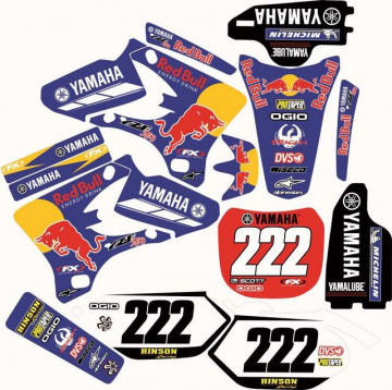 Kit Autocolantes Para Yamaha YZF 250 / 450 03-05