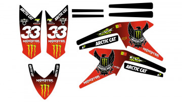 Kit de autocolantes para Artic Cat DVX 400