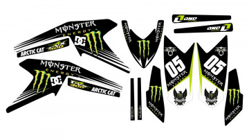 Kit de autocolantes para Artic Cat DVX 400