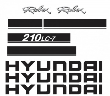 Kit de Autocolantes para HYUNDAI 210LC-7