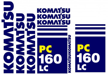 Kit de Autocolantes para KOMATSU PC160LC