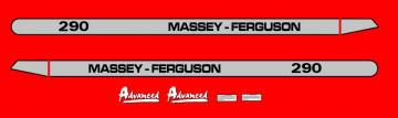 Kit de Autocolantes para Massey Ferguson 290