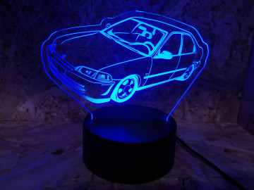 Moldura / Candeeiro com luz de presença - Honda Civic EG 4 Portas / Sedan