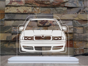 Moldura / Candeeiro com luz de presença - Skoda Octavia