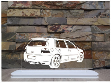 Moldura / Candeeiro com luz de presença - Volkswagen Golf IV